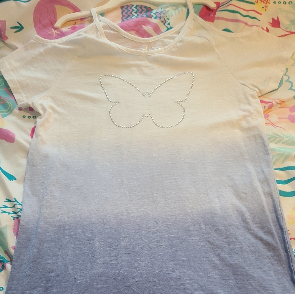 Girls cold shoulder dress